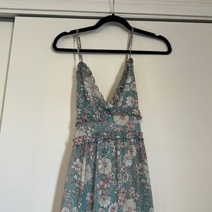 MOVING SALE mint floral dress